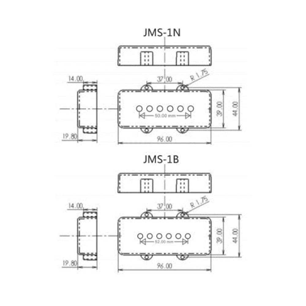 Johnny Eleca Single Coil Pickup - Jazzmaster JMS-1N/B