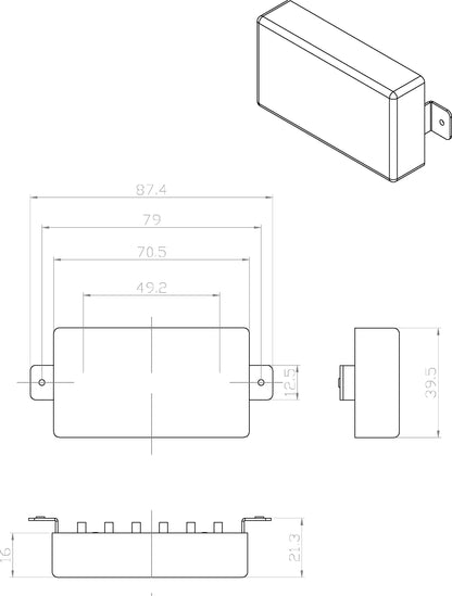 PGH-2N-SS Humbucker Neck